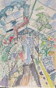 Ernst Ludwig Kirchner Im Treibhaus Germany oil painting artist